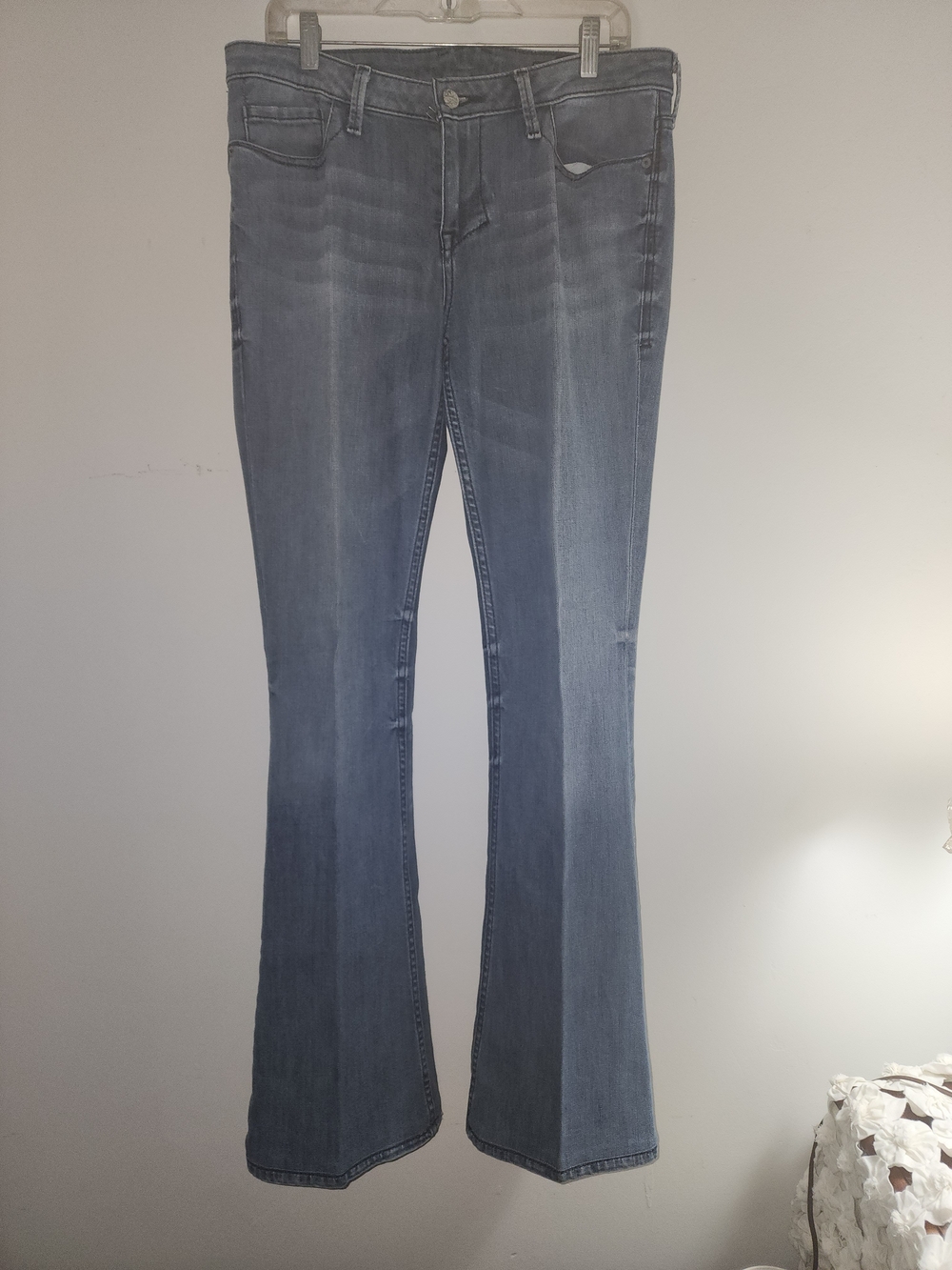 William Rast Women's Blue Jeans With Flare Y2K